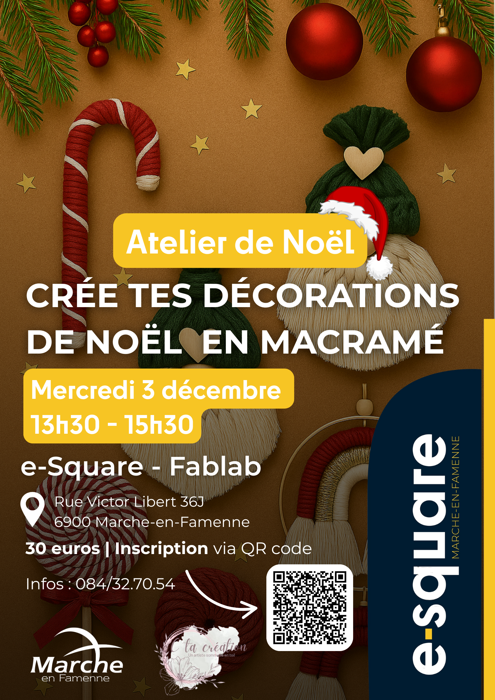 Atelier de Noël – Crée tes bijoux récup&rsquo; en chambre à air