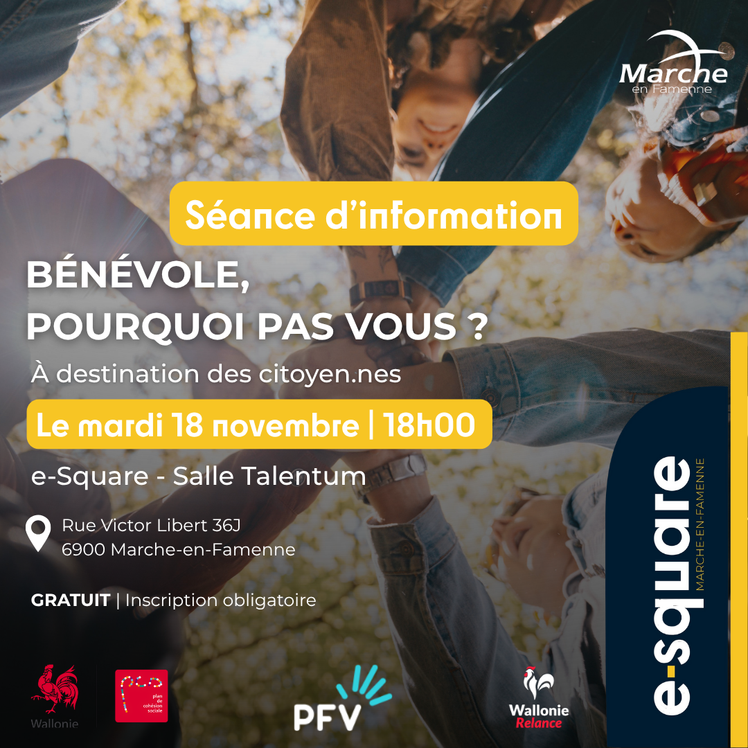 Séance d&rsquo;information : Bénévolat ou pas ?