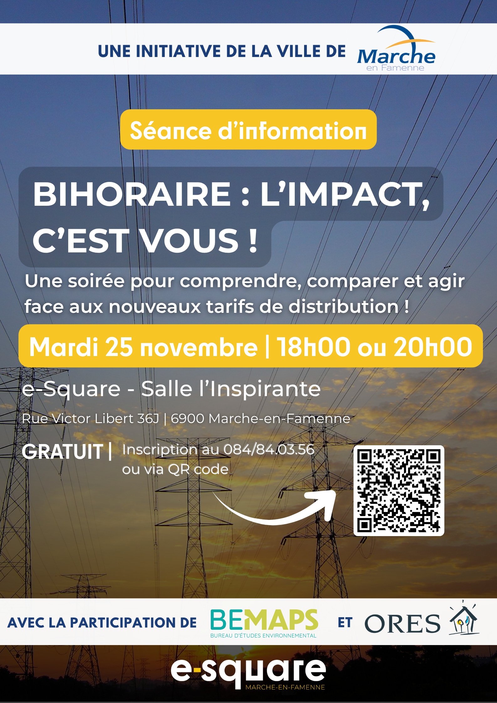 Séance d&rsquo;information – Bihoraire : l&rsquo;impact, c&rsquo;est vous !