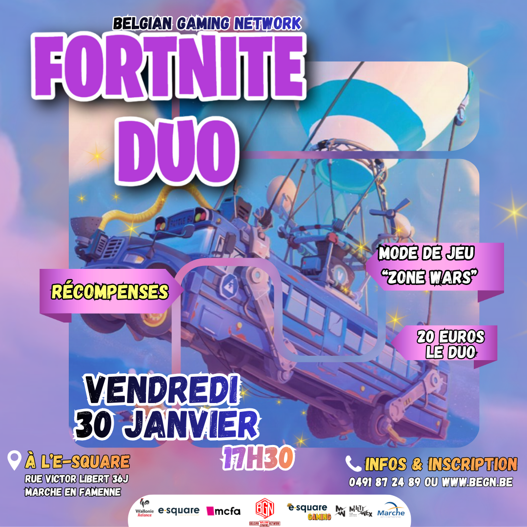 Tournoi FORTNITE DUO