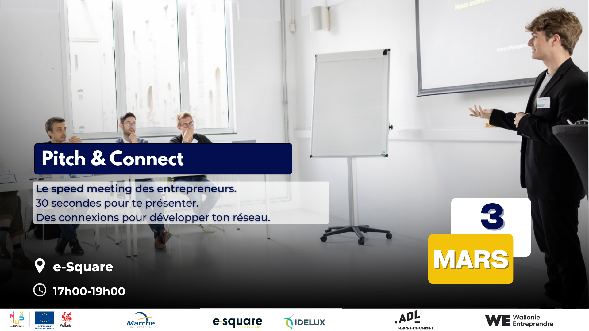 Pitch & Connect – Le Speedmeeting des entrepreneurs